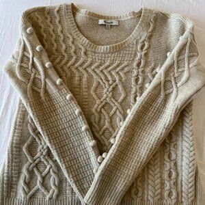 Madewell Open-Side Bobble Pullover Sweater